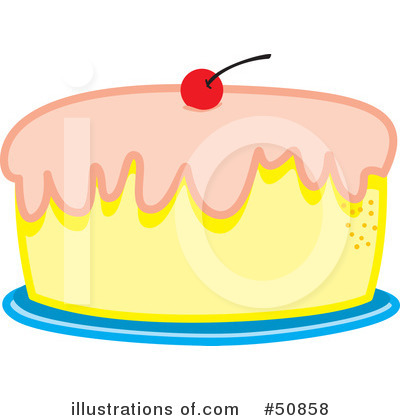 Royalty-Free (RF) Cake Clipart Illustration by Cherie Reve - Stock Sample #50858