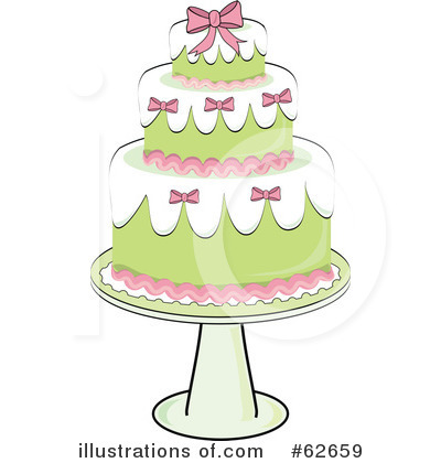 Wedding Cake Clipart #62659 by Pams Clipart