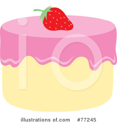 Royalty-Free (RF) Cake Clipart Illustration by Rosie Piter - Stock Sample #77245