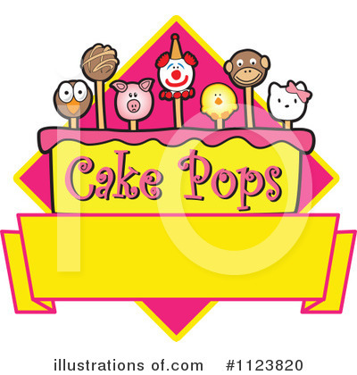 Cake Pop Clipart #1123820 by Mascot Junction