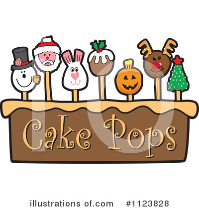 Royalty-Free (RF) Cake Pop Clipart Illustration by Mascot Junction - Stock Sample #1123828