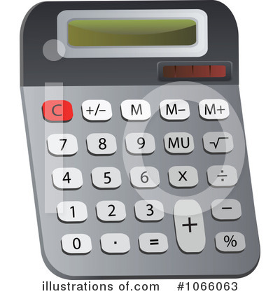 Royalty-Free (RF) Calculator Clipart Illustration by Vector Tradition SM - Stock Sample #1066063
