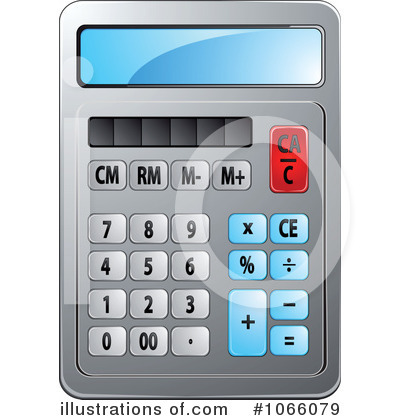 Royalty-Free (RF) Calculator Clipart Illustration by Vector Tradition SM - Stock Sample #1066079