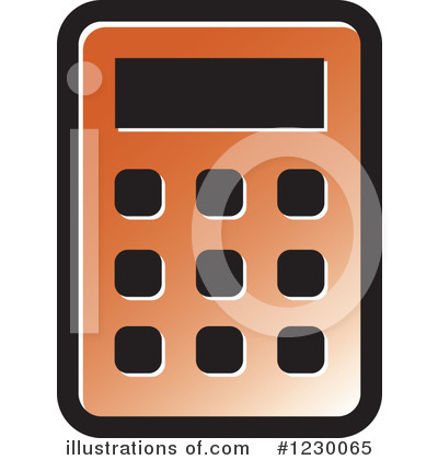 Royalty-Free (RF) Calculator Clipart Illustration by Lal Perera - Stock Sample #1230065