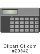 Calculator Clipart #29842 by Melisende Vector