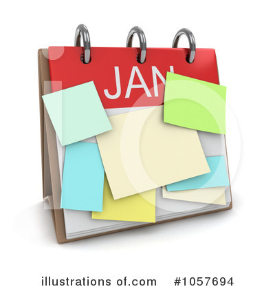Royalty-Free (RF) Calendar Clipart Illustration by BNP Design Studio - Stock Sample #1057694
