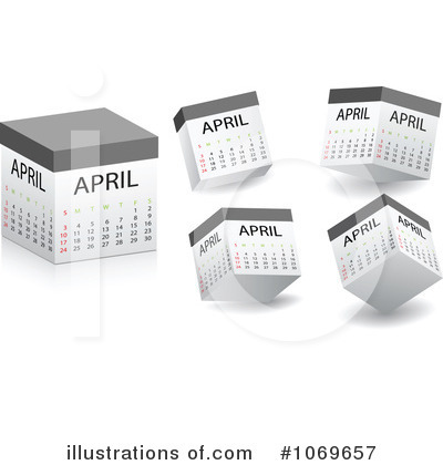 Royalty-Free (RF) Calendar Clipart Illustration by Andrei Marincas - Stock Sample #1069657