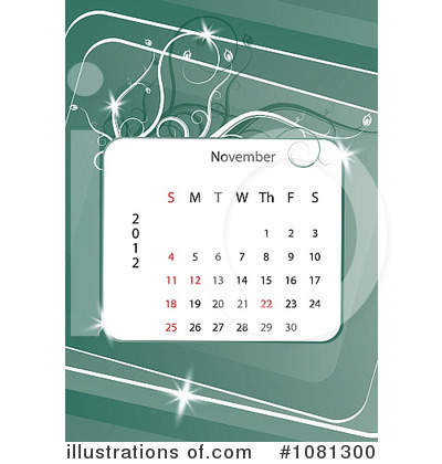 Royalty-Free (RF) Calendar Clipart Illustration by MilsiArt - Stock Sample #1081300