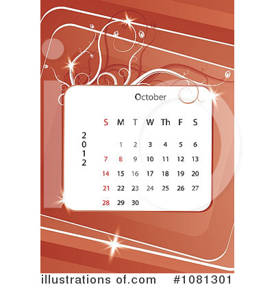 Royalty-Free (RF) Calendar Clipart Illustration by MilsiArt - Stock Sample #1081301