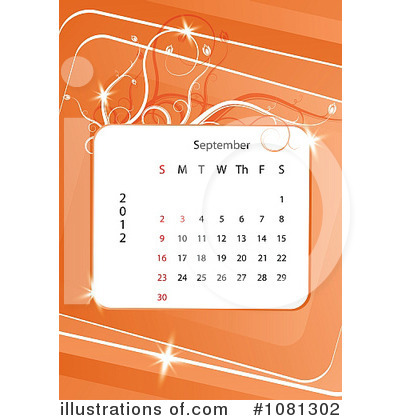 Royalty-Free (RF) Calendar Clipart Illustration by MilsiArt - Stock Sample #1081302