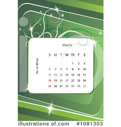 Royalty-Free (RF) Calendar Clipart Illustration by MilsiArt - Stock Sample #1081303