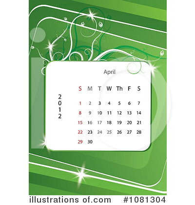 Royalty-Free (RF) Calendar Clipart Illustration by MilsiArt - Stock Sample #1081304