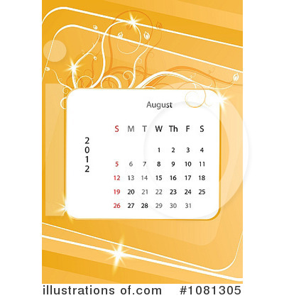 Royalty-Free (RF) Calendar Clipart Illustration by MilsiArt - Stock Sample #1081305