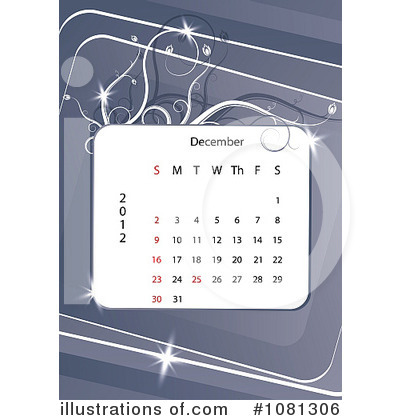 Royalty-Free (RF) Calendar Clipart Illustration by MilsiArt - Stock Sample #1081306