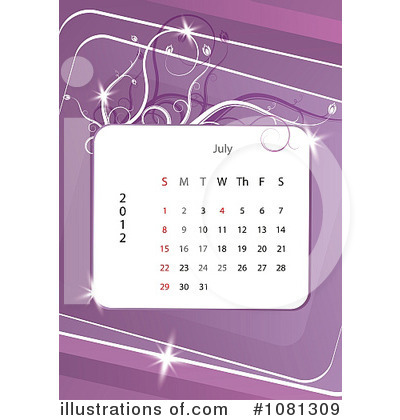 Royalty-Free (RF) Calendar Clipart Illustration by MilsiArt - Stock Sample #1081309