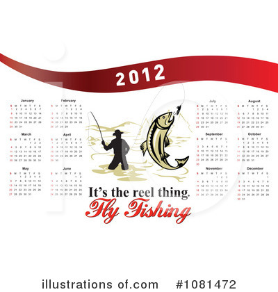 Royalty-Free (RF) Calendar Clipart Illustration by patrimonio - Stock Sample #1081472