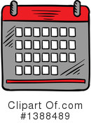 Calendar Clipart #1388489 by Vector Tradition SM