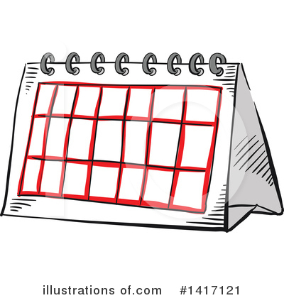 Calendar Clipart #1417121 by Vector Tradition SM