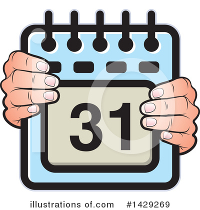Calendar Clipart #1429269 by Lal Perera