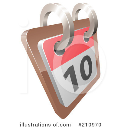 Calendar Clipart #210970 by AtStockIllustration