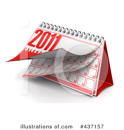 Royalty-Free (RF) Calendar Clipart Illustration by Tonis Pan - Stock Sample #437157
