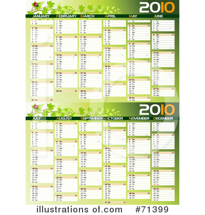 Royalty-Free (RF) Calendar Clipart Illustration by Oligo - Stock Sample #71399