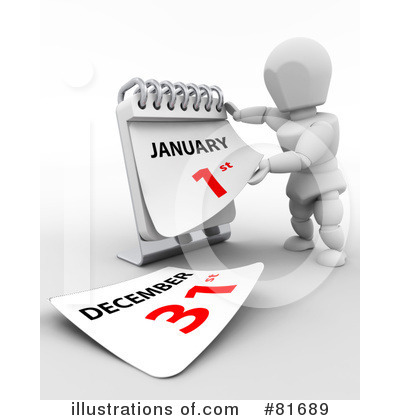Royalty-Free (RF) Calendar Clipart Illustration by KJ Pargeter - Stock Sample #81689