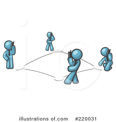 Royalty-Free (RF) Call Clipart Illustration by Leo Blanchette - Stock Sample #220031