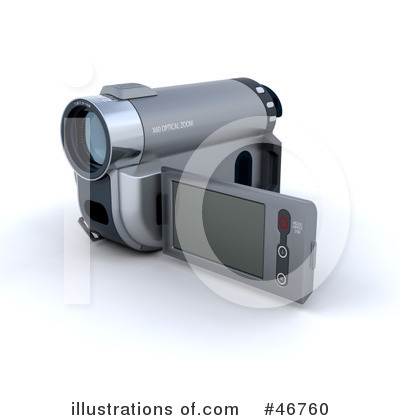 Royalty-Free (RF) Camcorder Clipart Illustration by KJ Pargeter - Stock Sample #46760
