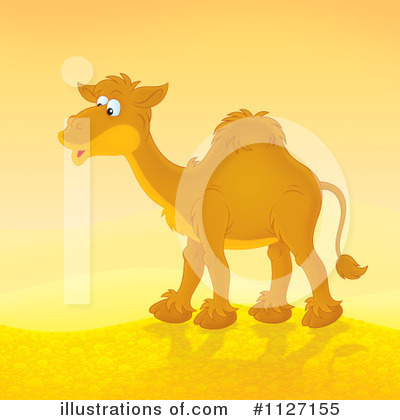 Royalty-Free (RF) Camel Clipart Illustration by Alex Bannykh - Stock Sample #1127155