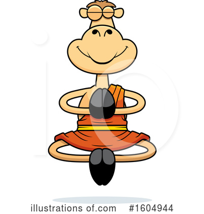 Meditating Clipart #1604944 by Cory Thoman