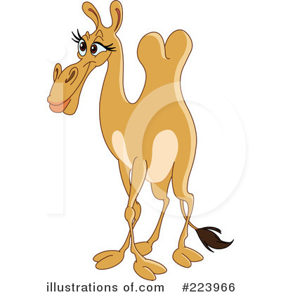 Royalty-Free (RF) Camel Clipart Illustration by yayayoyo - Stock Sample #223966