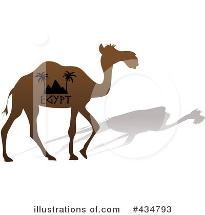 Royalty-Free (RF) Camel Clipart Illustration by Pams Clipart - Stock Sample #434793