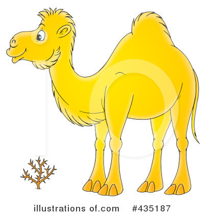 Royalty-Free (RF) Camel Clipart Illustration by Alex Bannykh - Stock Sample #435187