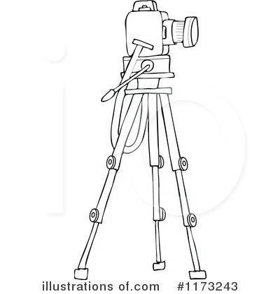Royalty-Free (RF) Camera Clipart Illustration by djart - Stock Sample #1173243