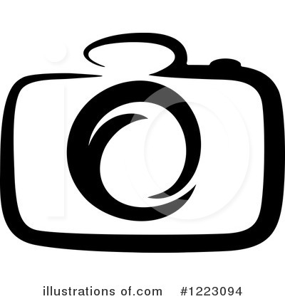 Royalty-Free (RF) Camera Clipart Illustration by Vector Tradition SM - Stock Sample #1223094