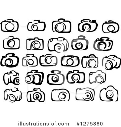 Royalty-Free (RF) Camera Clipart Illustration by Vector Tradition SM - Stock Sample #1275860
