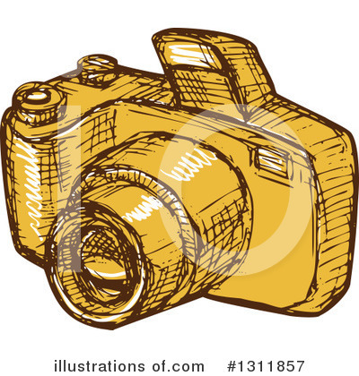Royalty-Free (RF) Camera Clipart Illustration by patrimonio - Stock Sample #1311857