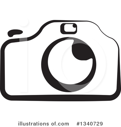 Royalty-Free (RF) Camera Clipart Illustration by ColorMagic - Stock Sample #1340729