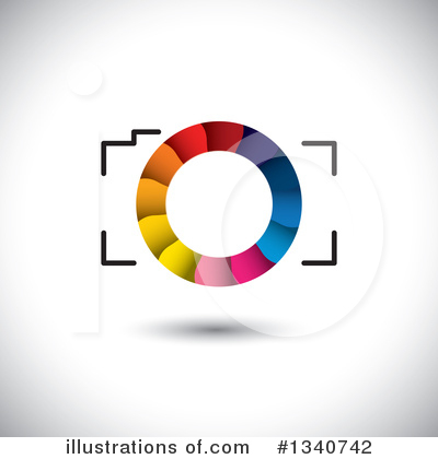 Royalty-Free (RF) Camera Clipart Illustration by ColorMagic - Stock Sample #1340742