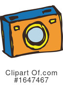 Camera Clipart #1647467 by Cherie Reve