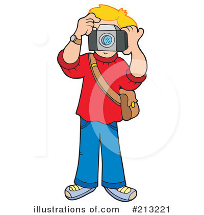 Royalty-Free (RF) Camera Clipart Illustration by visekart - Stock Sample #213221