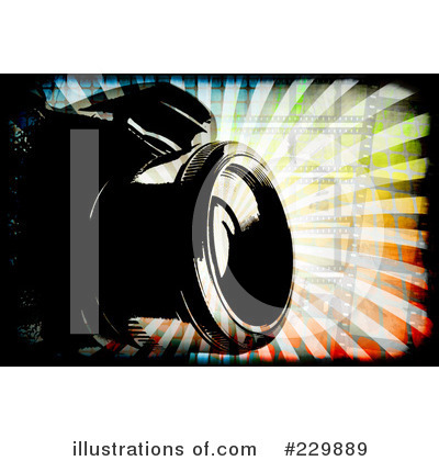 Royalty-Free (RF) Camera Clipart Illustration by Arena Creative - Stock Sample #229889