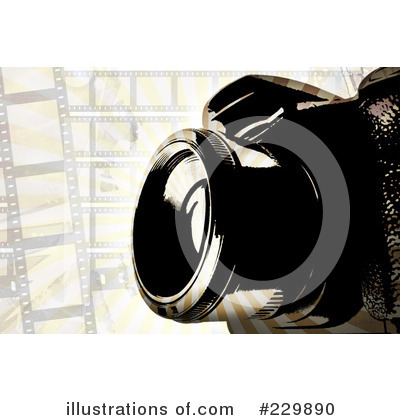 Royalty-Free (RF) Camera Clipart Illustration by Arena Creative - Stock Sample #229890