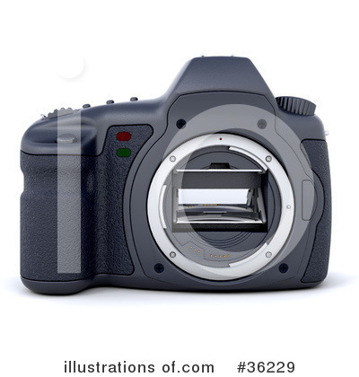 Royalty-Free (RF) Camera Clipart Illustration by KJ Pargeter - Stock Sample #36229