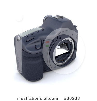 Royalty-Free (RF) Camera Clipart Illustration by KJ Pargeter - Stock Sample #36233