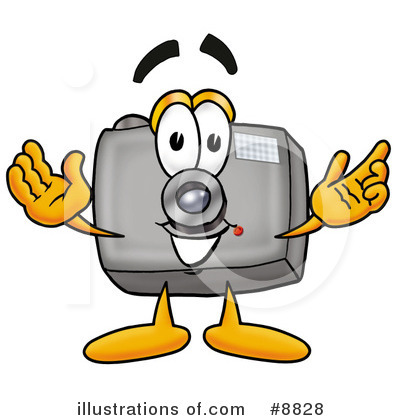 Cameras Clipart #8828 by Mascot Junction