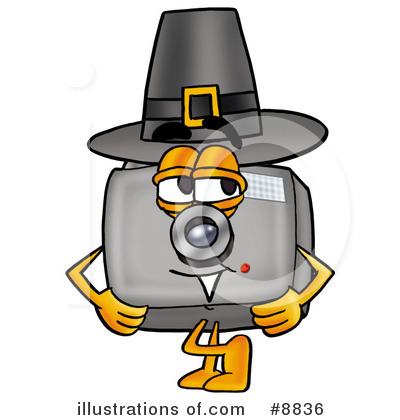 Royalty-Free (RF) Camera Clipart Illustration by Mascot Junction - Stock Sample #8836