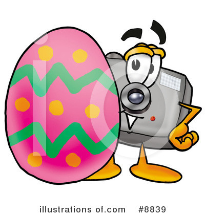 Royalty-Free (RF) Camera Clipart Illustration by Mascot Junction - Stock Sample #8839