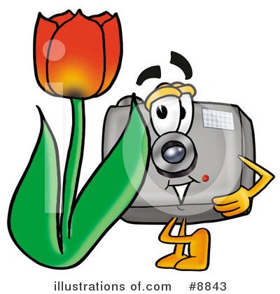 Royalty-Free (RF) Camera Clipart Illustration by Mascot Junction - Stock Sample #8843